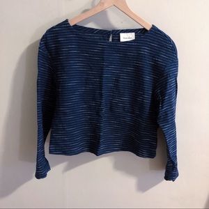 Steven Alan crop top long sleeves
